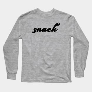 snack ( I'm a ) in black Long Sleeve T-Shirt